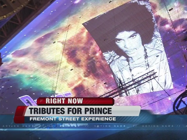 Vegas turns purple to honor Prince
