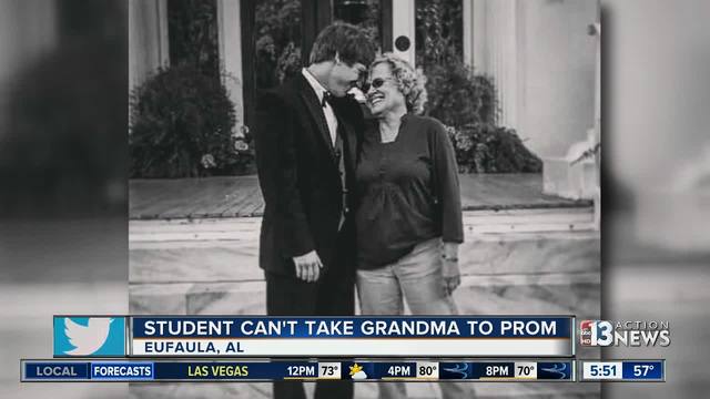 Alabama school bans grandma from prom