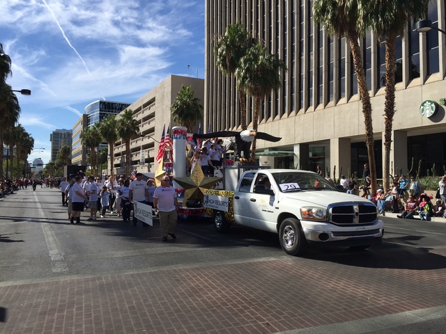 PHOTOS: Veterans Day 2017 parade in Downtown Las Vegas