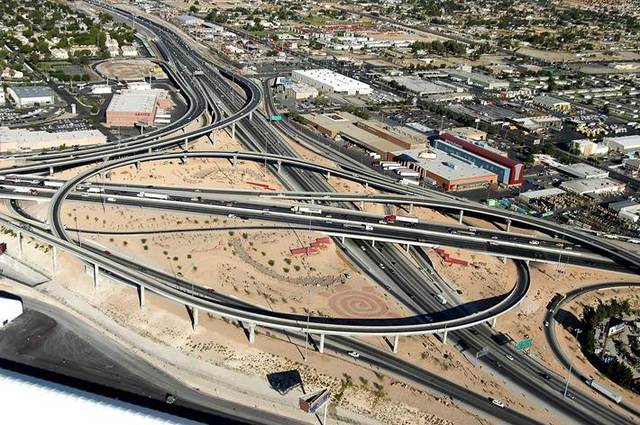 Ramp in Spaghetti Bowl in downtown Las Vegas to be closed overnight