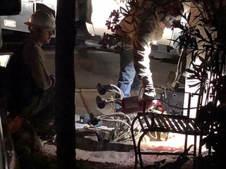 Mystery fluid leaks from power transformer