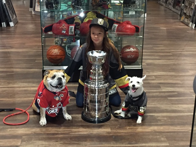 Bark-Andre Furry, Ovi the Bulldog meet in Vegas