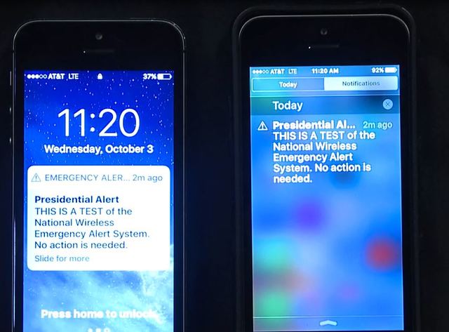 Social media responds to Presidential Alert